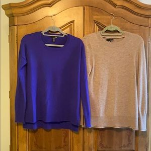 Cashmere sweaters